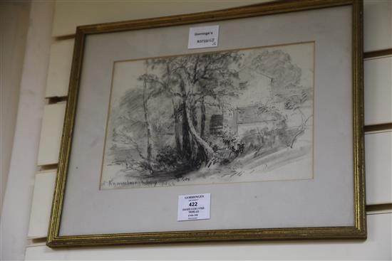 David Cox (1783-1859) River Llugwy Valley 7 x 10in.